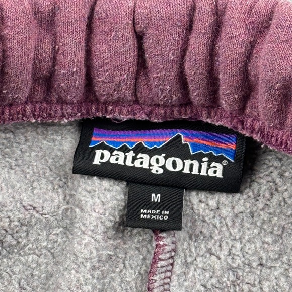Patagonia Pants Womens Medium Red Fitz Roy Icon Uprisal Sweatpants Fleece 26067 - Picture 7 of 16